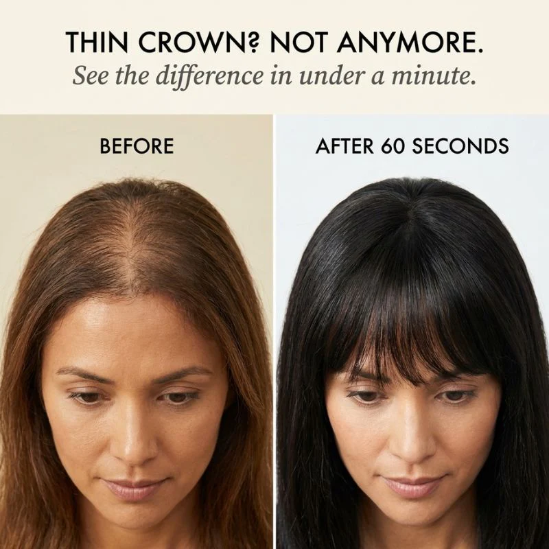 Frinelle™ – Natural Bangs & Volume Crown Hairpiece + 50% OFF - Image 4