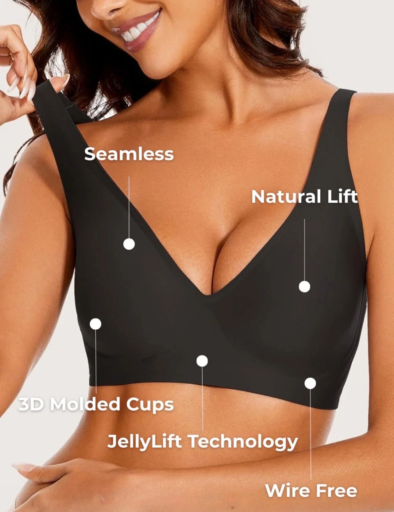 Second Skin Lift Bra – Wireless Invisible Comfort with Natural Push-Up Support 50% OFF! - Image 3