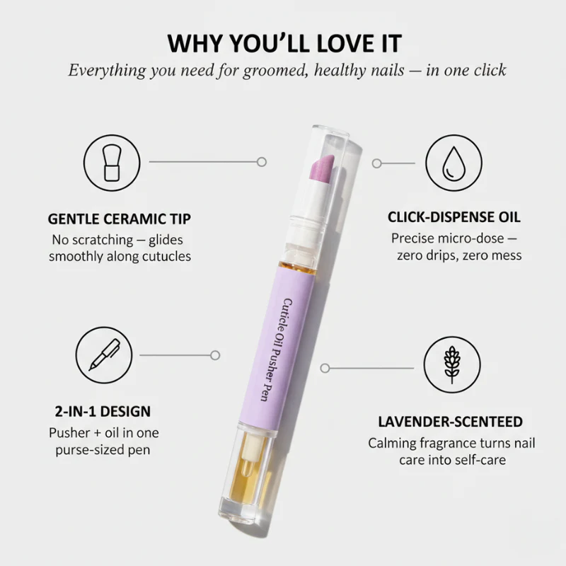 GlowTip™ Cuticle Oil Pusher Pen + 1+1 FREE - Image 2