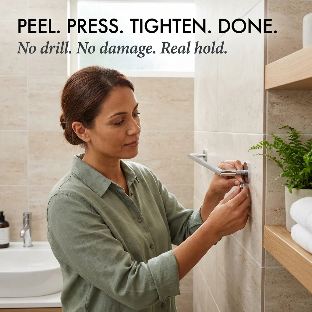 Gripholt™ – No-Drill Adhesive Screw Mount Wall Stickers + 50% OFF - Image 2