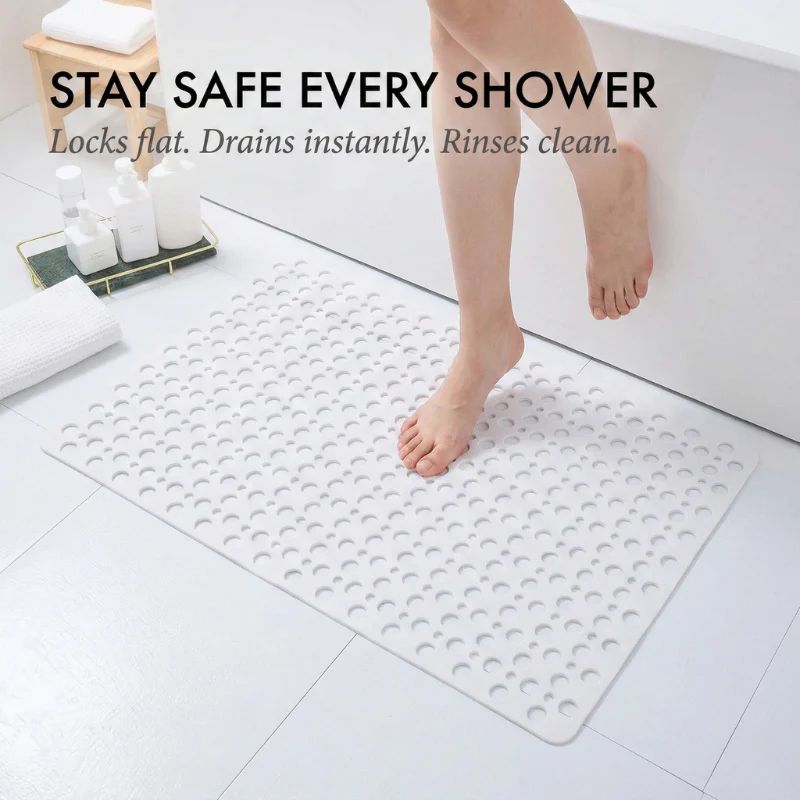 Gripstead™ – Non-Slip Shower Safety Mat with Suction Cups & Fast-Drain Design + 50% OFF - Image 2