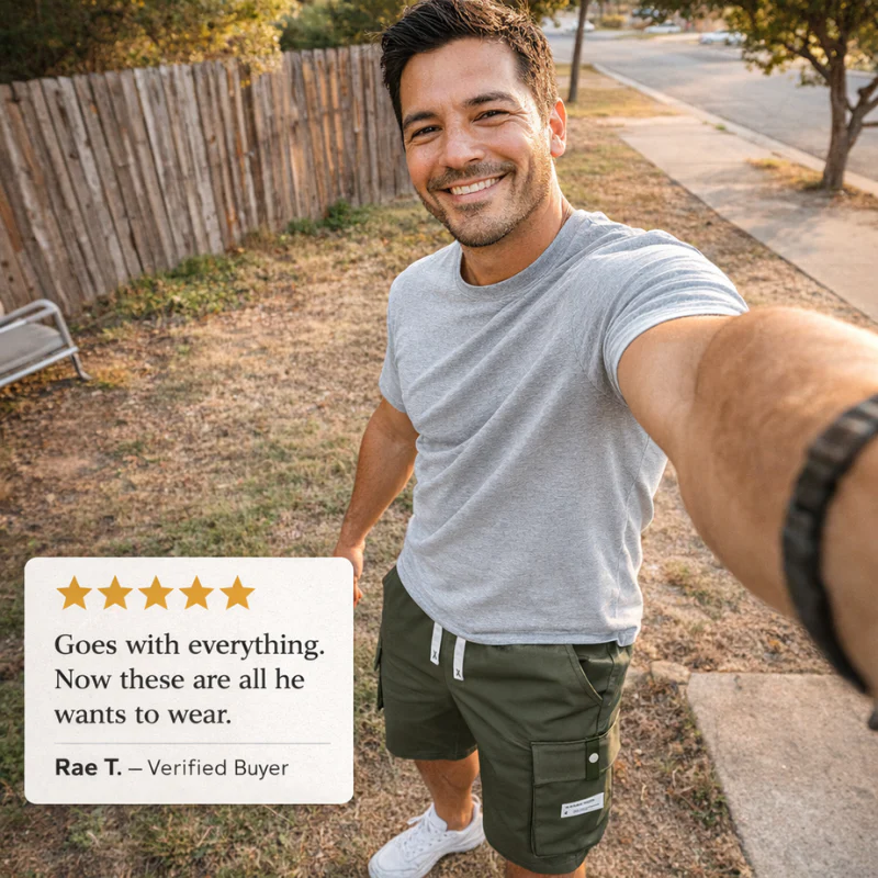 Haul™ – Elastic Drawstring Waist Cargo Shorts for Men + 50% OFF - Image 6