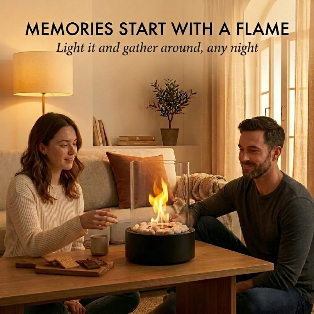 Hearthen™ – Smokeless Glass Tabletop Fire Pit for Indoor & Outdoor Use + 50% OFF - Image 2