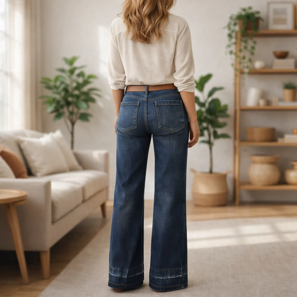 Hemworth™ – Vintage Stretch Flare Jeans for Women - 50% OFF - Image 3