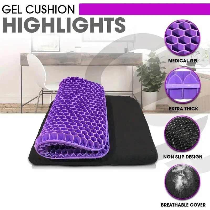 Hivecore™ – Double-Layer Honeycomb Gel Seat Cushion for All-Day Comfort & Pain Relief + 50% OFF - Image 4