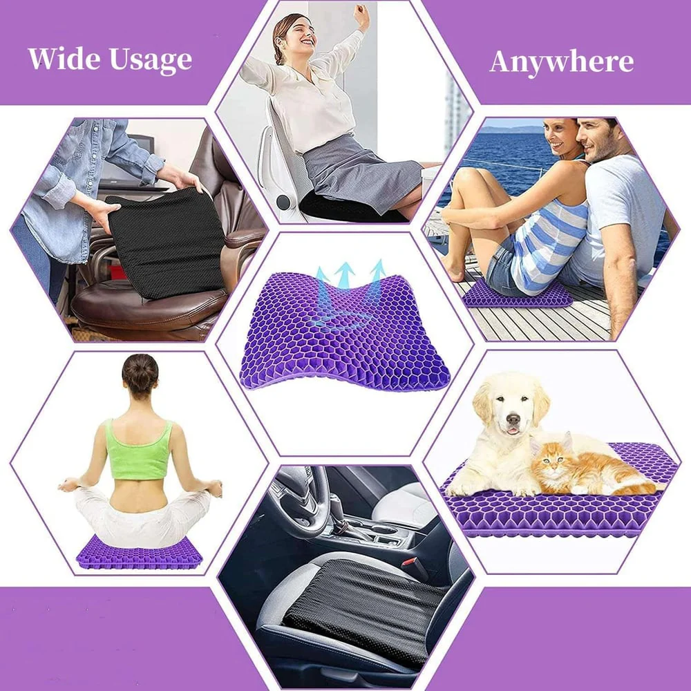 Hivecore™ – Double-Layer Honeycomb Gel Seat Cushion for All-Day Comfort & Pain Relief + 50% OFF - Image 5