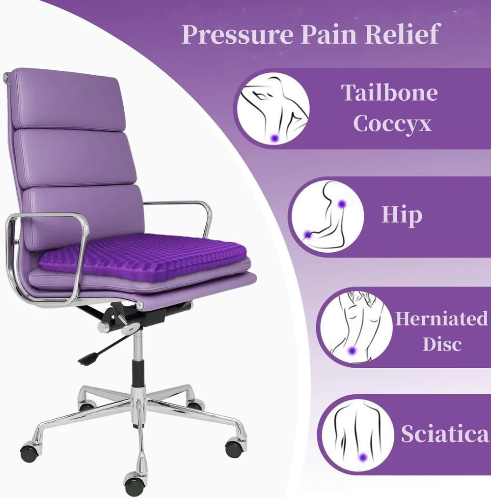 Hivecore™ – Double-Layer Honeycomb Gel Seat Cushion for All-Day Comfort & Pain Relief + 50% OFF - Image 6
