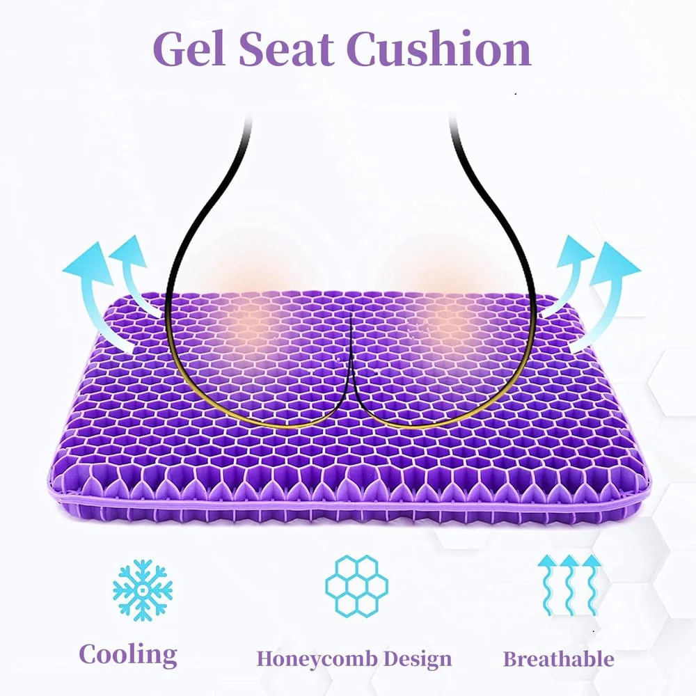 Hivecore™ – Double-Layer Honeycomb Gel Seat Cushion for All-Day Comfort & Pain Relief + 50% OFF - Image 7