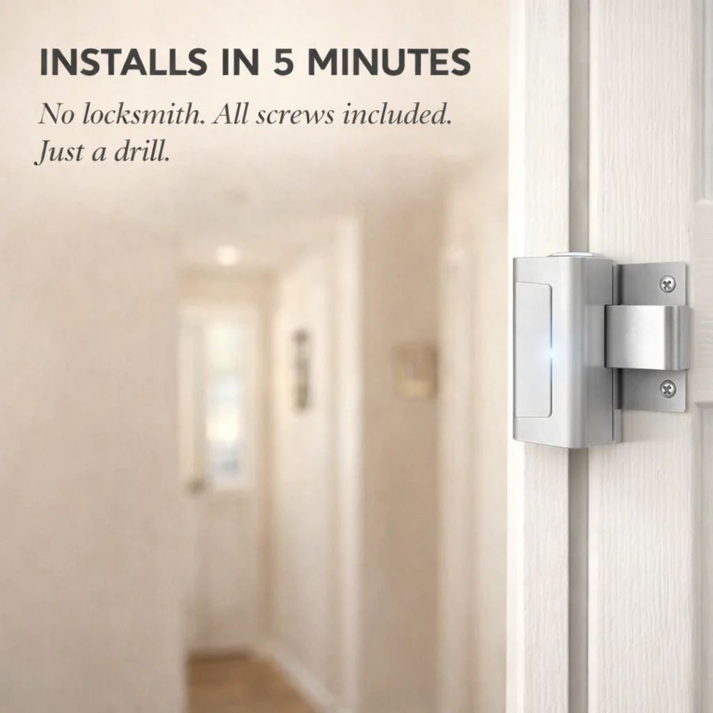 Holdfast™ – 800 lbs Door Reinforcement Lock, 2 Pack Security Latch for Inward Swinging Doors + 50% OFF - Image 2