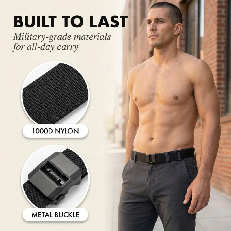 HoldFast™ – Hole-Free Ratchet Nylon Belt for Men + 50% OFF - Image 4