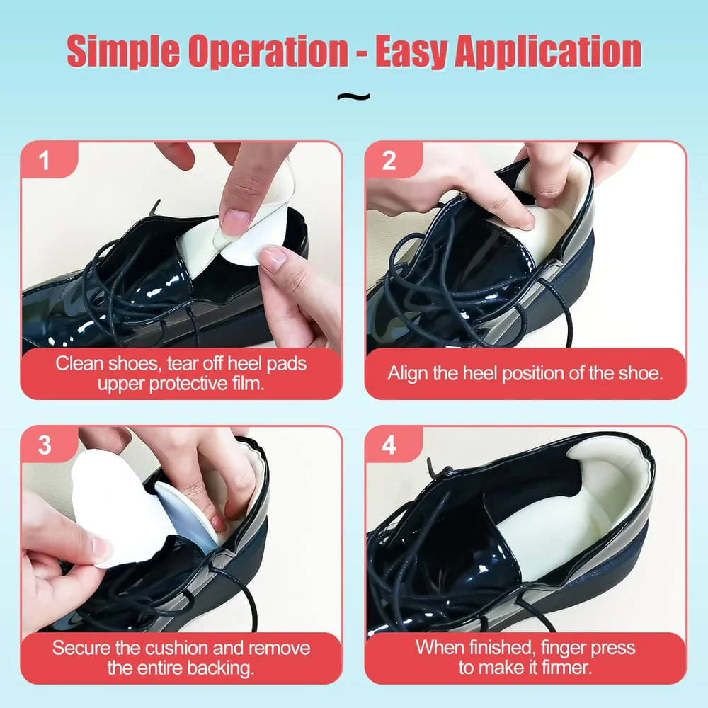 Hushstep™ – Cushioned Anti-Slip Heel Liners & Forefoot Pads + 1+1 FREE - Image 7