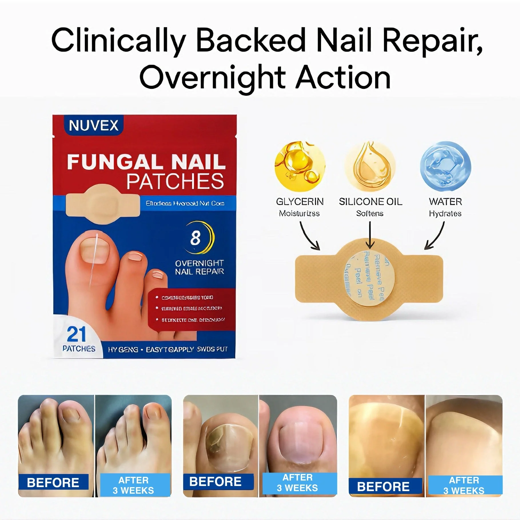 KeraClear Patch - Restore Clear, Healthy Nails - 50% OFF - Image 2