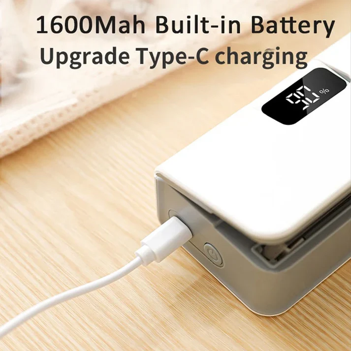 Krispen™ – 2-in-1 Rechargeable Mini Bag Sealer & Cutter with 6 Heat Settings + 50% OFF - Image 8