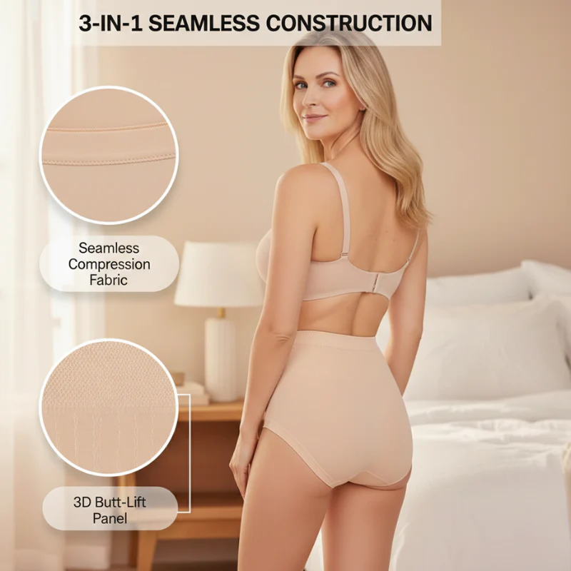 Leakproof High-Waist Tummy-Control Butt-Lifting Panties + 50% OFF - Image 4