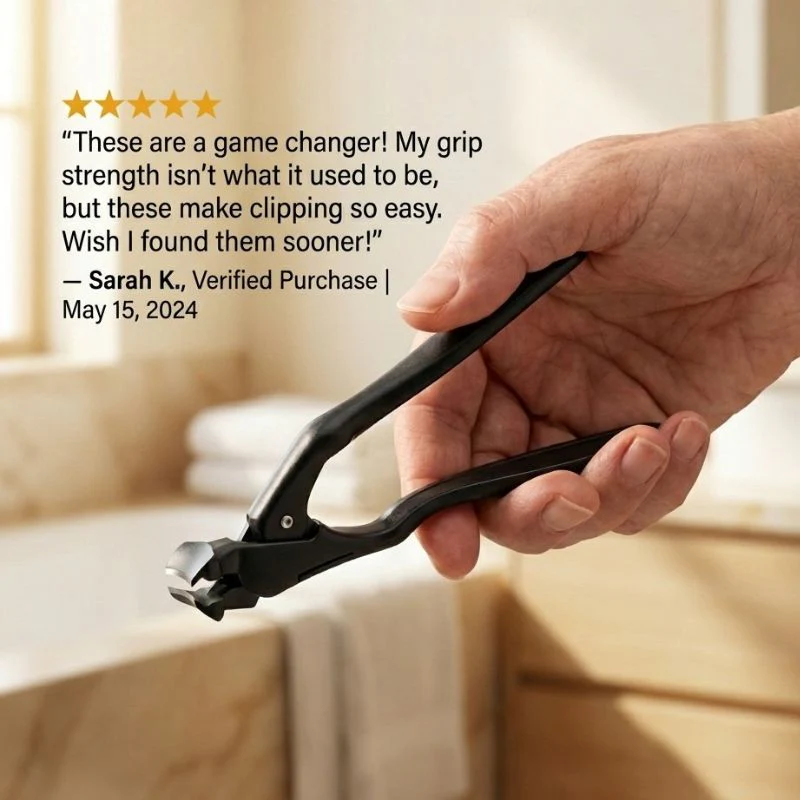 Leverwick™ – Wide Jaw, Long Handle Nail Clipper for Thick Nails + 50% OFF - Image 6