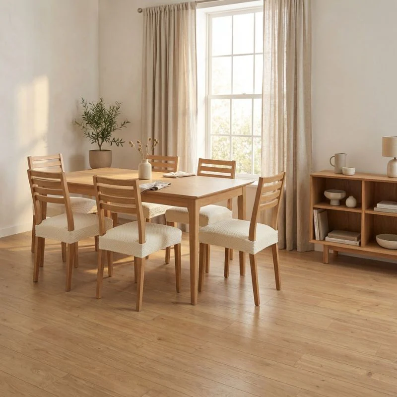 Loomfield™ – Waterproof Stretch Jacquard Dining Chair Seat Cover + 50% OFF - Image 2