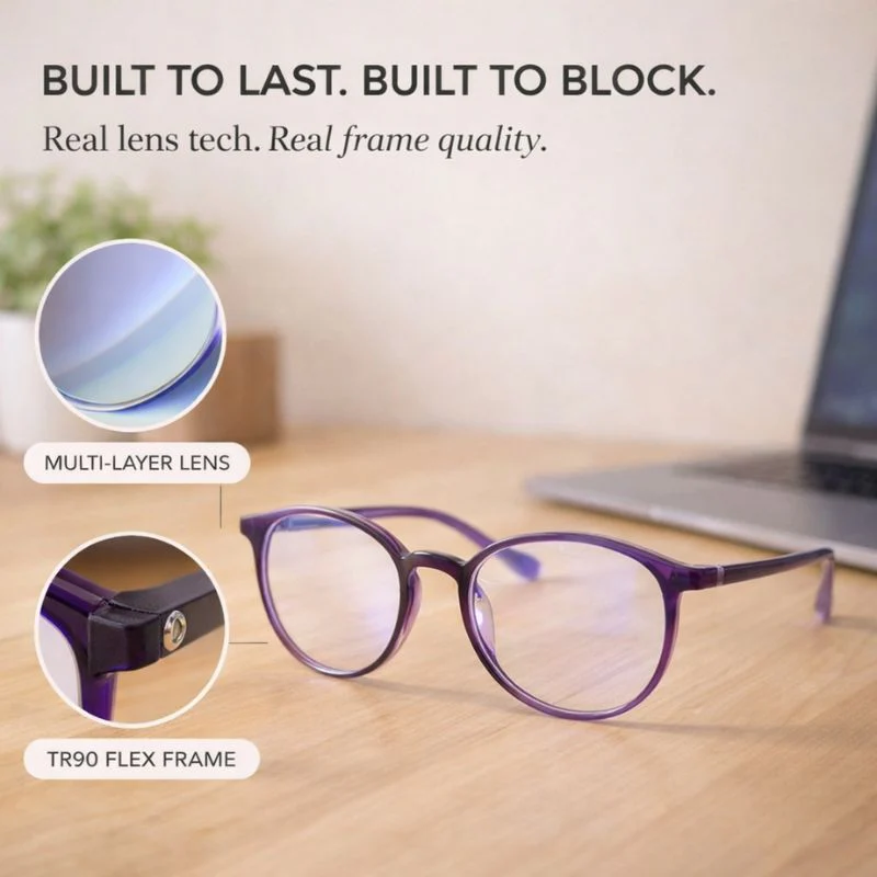 Lucent™ – Lightweight Blue Light Blocking Glasses with UV & Anti-Glare Lenses + 50% OFF - Image 5