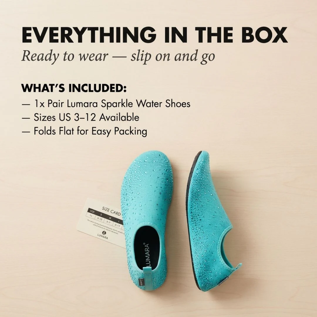 Lumara™ – Rhinestone Sparkle Barefoot Water Shoes for Women | Beach, Travel & Indoor Slip-On +50% OFF - Image 6