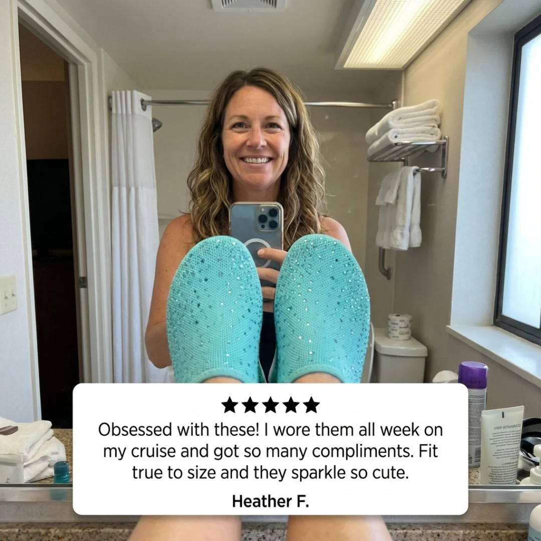 Lumara™ – Rhinestone Sparkle Barefoot Water Shoes for Women | Beach, Travel & Indoor Slip-On +50% OFF - Image 7