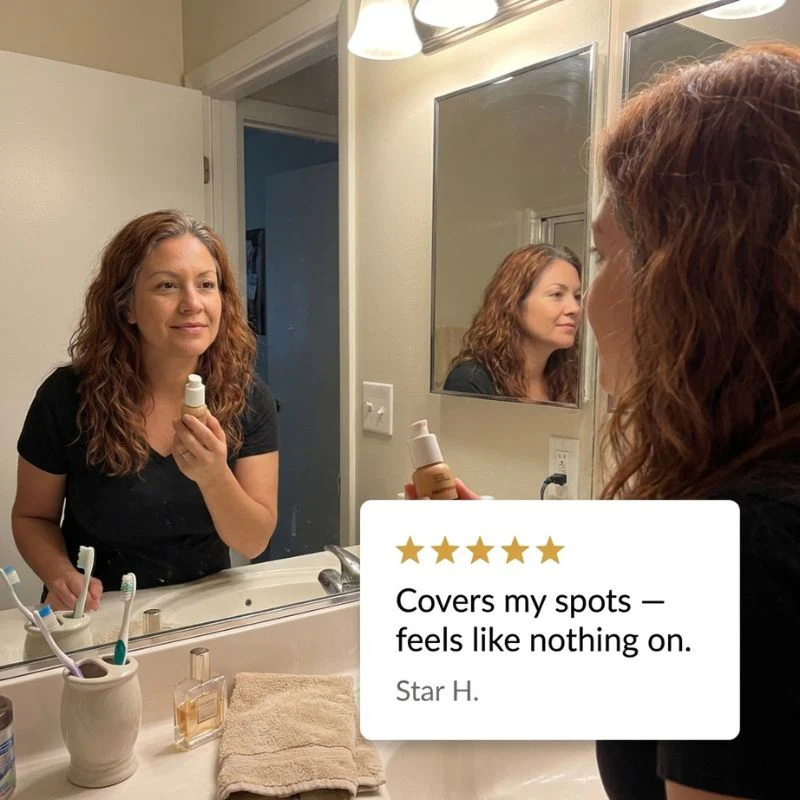 Lumara™ – Soft Matte, Full Coverage, Oil-Controlling Liquid Foundation + 50% OFF - Image 4