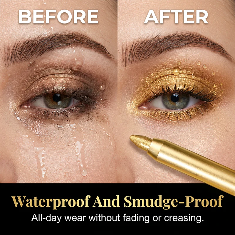 Lustara™ – Waterproof Shimmer Eyeshadow Stick Set with Built-In Blending Sponge + 1+1 FREE - Image 2