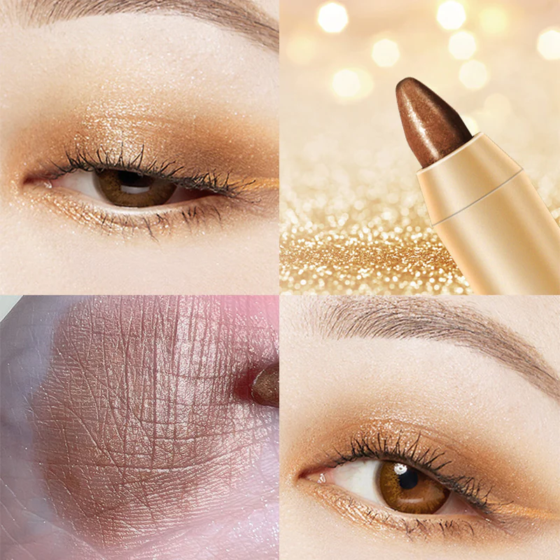 Lustara™ – Waterproof Shimmer Eyeshadow Stick Set with Built-In Blending Sponge + 1+1 FREE - Image 7