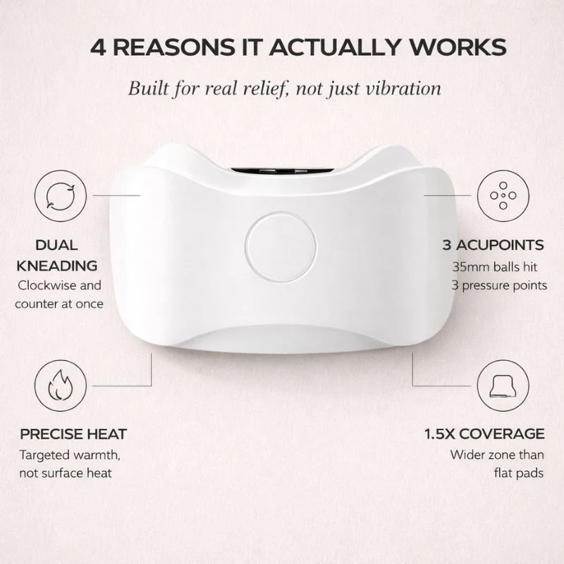 Meltara™ – Heated Stone-Needle Belly Massager | 3 Modes for Bloating, Digestion & Fat Burning + 50% OFF - Image 3