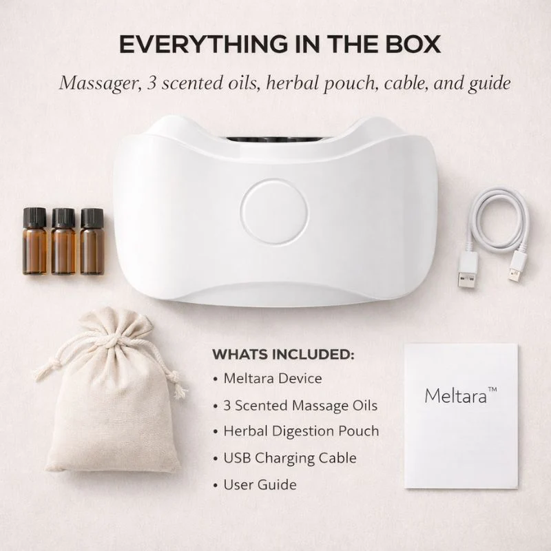 Meltara™ – Heated Stone-Needle Belly Massager | 3 Modes for Bloating, Digestion & Fat Burning + 50% OFF - Image 5