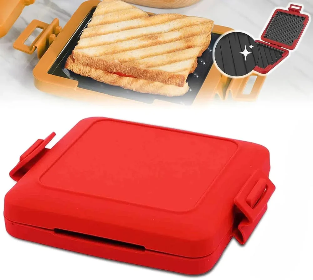 Microwave Toastie Sandwich Maker - Crispy Toasties in Minutes - 50% OFF - Image 12