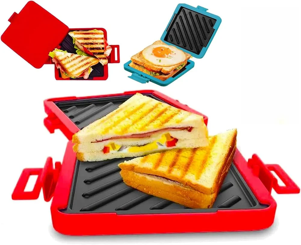 Microwave Toastie Sandwich Maker - Crispy Toasties in Minutes - 50% OFF - Image 13