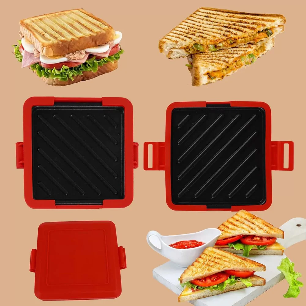 Microwave Toastie Sandwich Maker - Crispy Toasties in Minutes - 50% OFF - Image 15