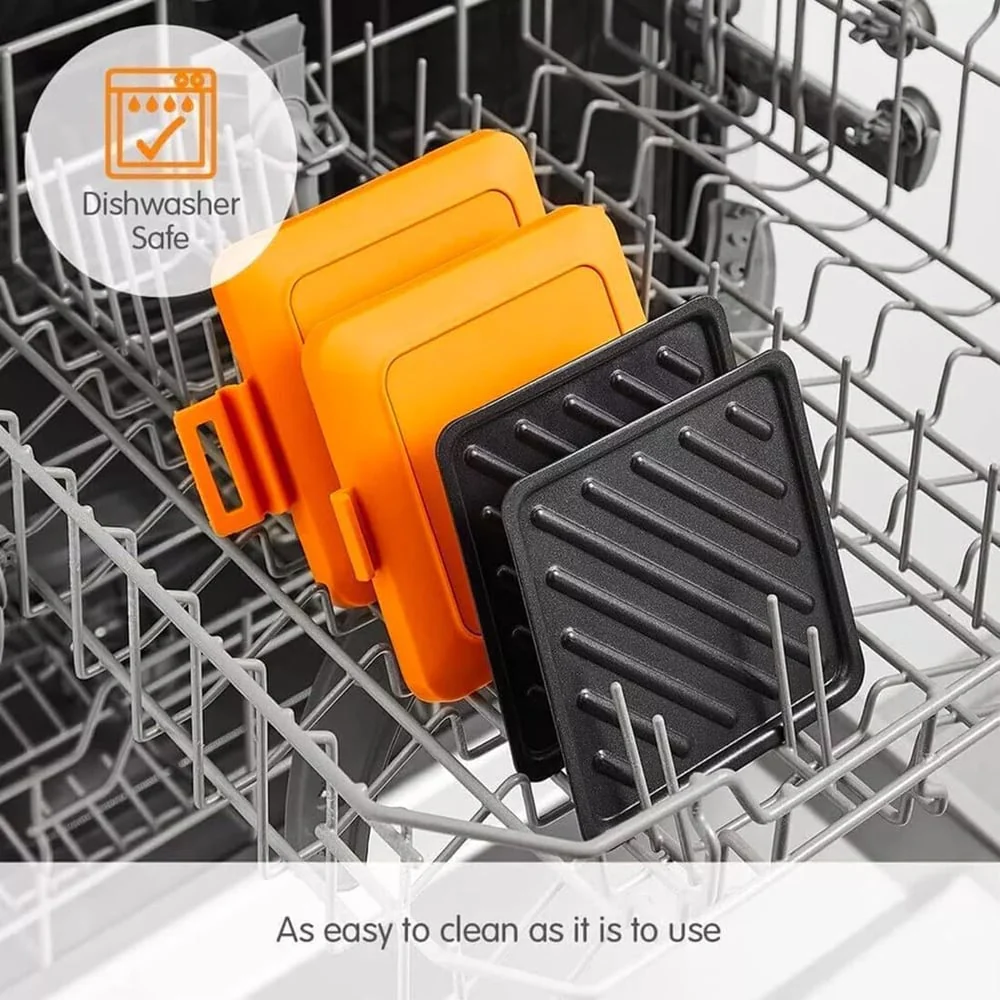 Microwave Toastie Sandwich Maker - Crispy Toasties in Minutes - 50% OFF - Image 8