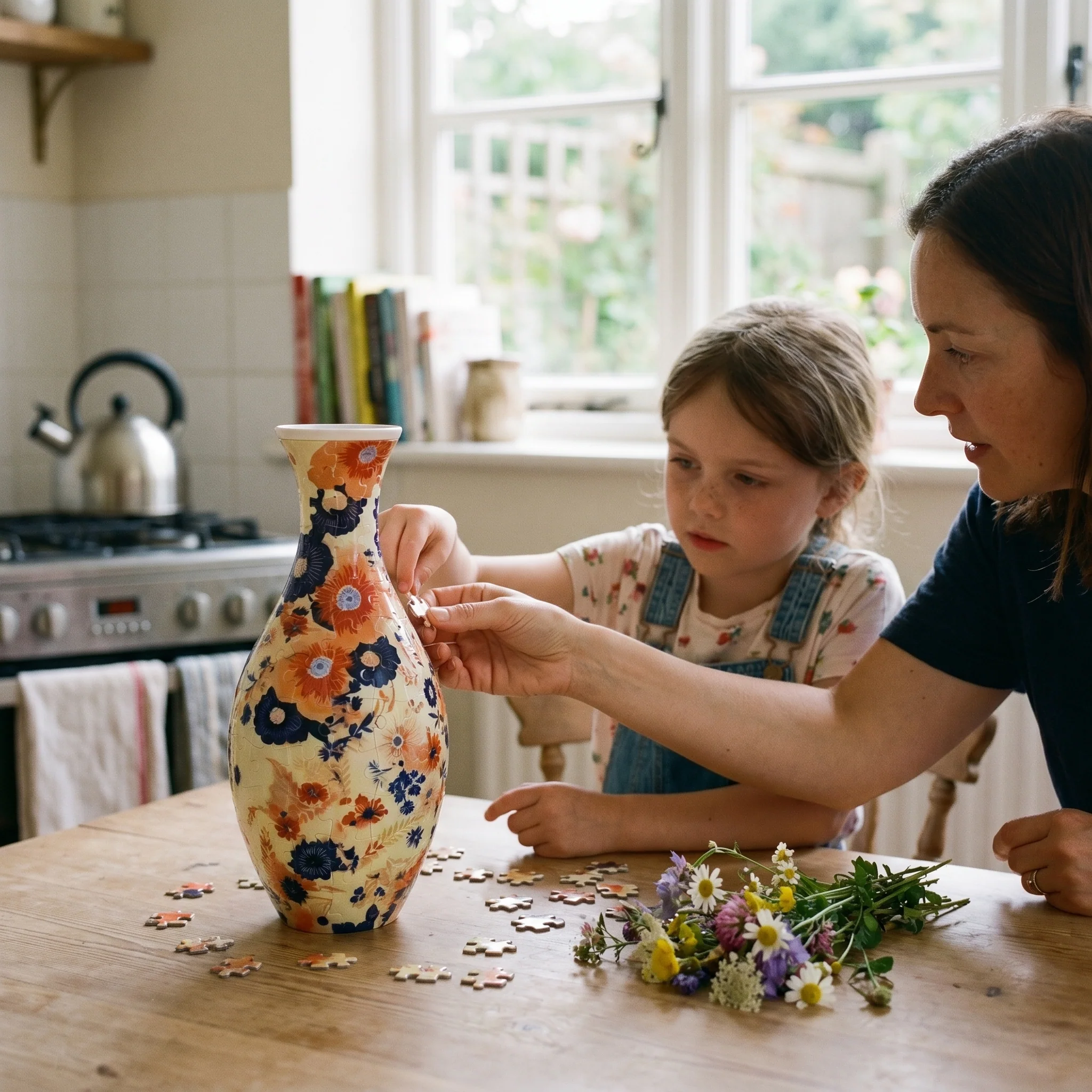 Petalcraft™ – DIY 3D Puzzle Vase with Built-In Water Reservoir for Real Flowers + 50% OFF - Image 2