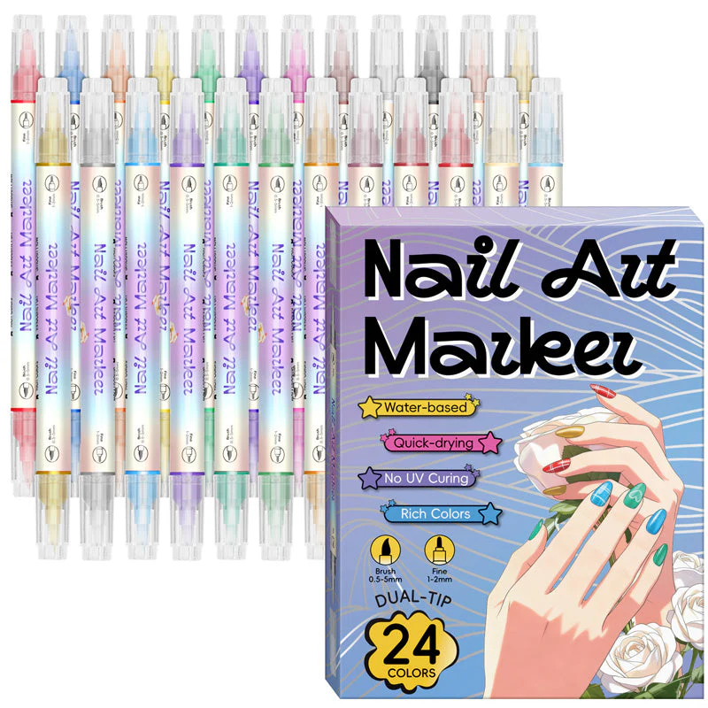 Petalink™ – Dual-Tip Nail Art Marker Pens, Water-Based & Quick-Dry + 50% OFF - Image 11