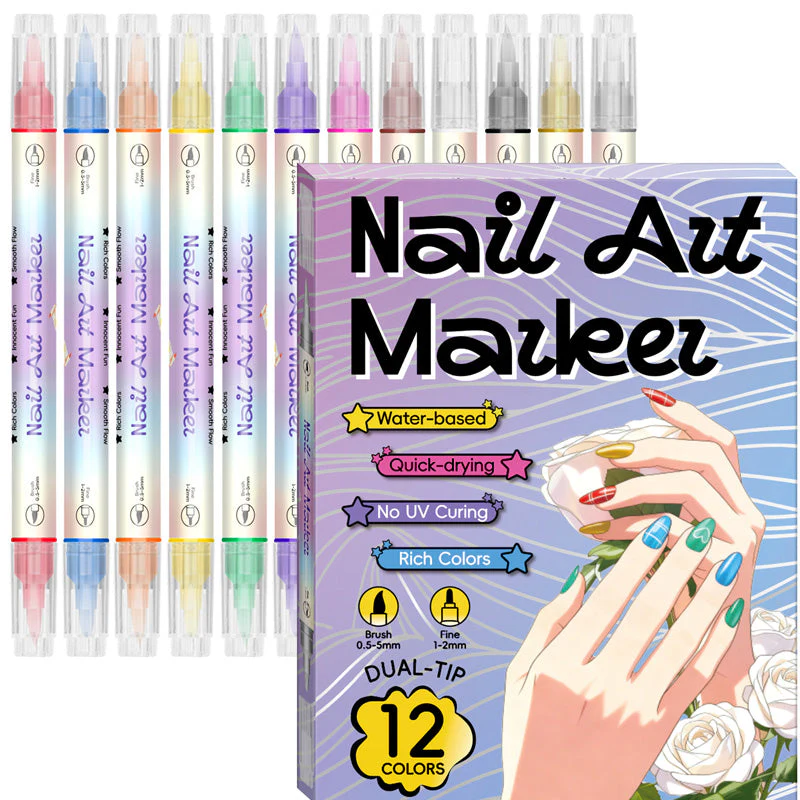 Petalink™ – Dual-Tip Nail Art Marker Pens, Water-Based & Quick-Dry + 50% OFF - Image 2