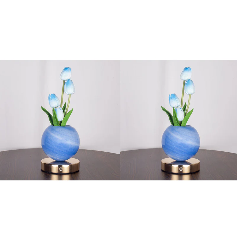 Petalune™ – Glass Globe Tulip Bouquet Night Light with Soft Warm Glow + 50% OFF - Image 12