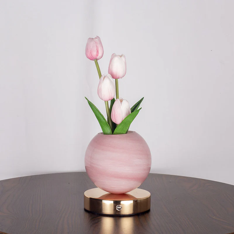 Petalune™ – Glass Globe Tulip Bouquet Night Light with Soft Warm Glow + 50% OFF - Image 9