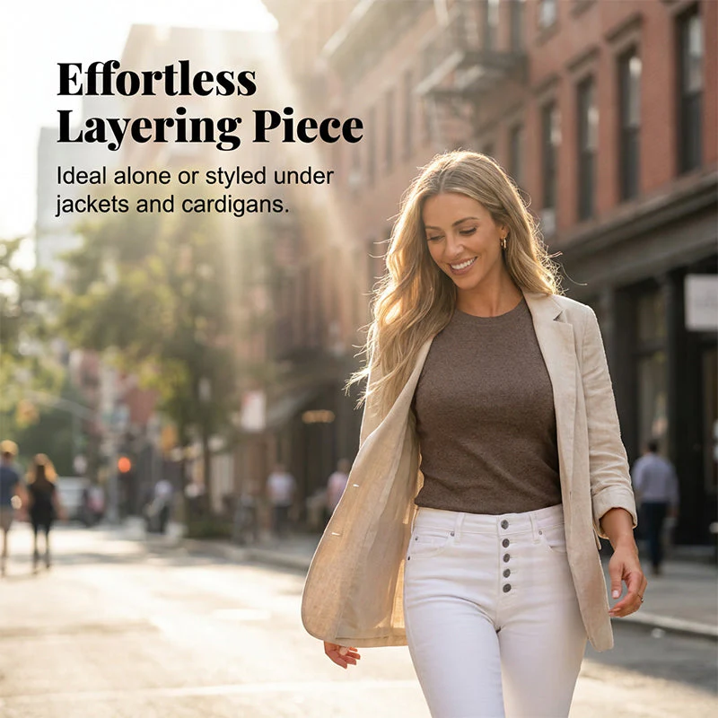 Poise™ – Seasonless Ribbed Knit Sleeveless Tank Top for Women + 50% OFF - Image 3