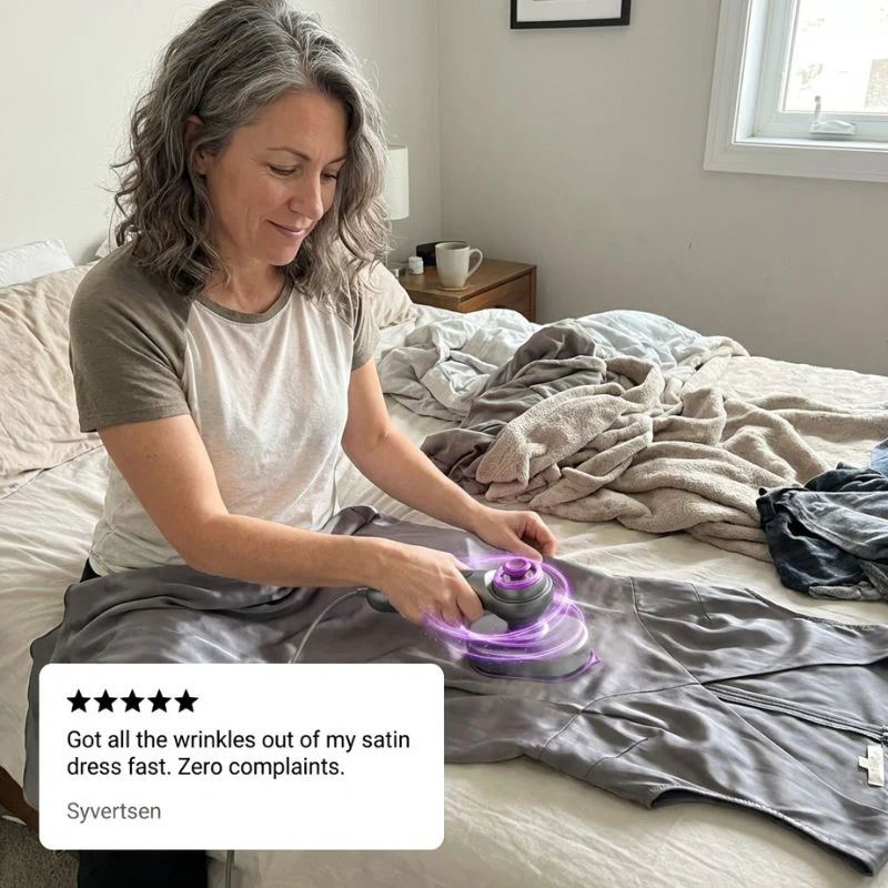Presswick™ – 2-in-1 Portable Handheld Garment Steamer & Travel Iron + 50% OFF - Image 6