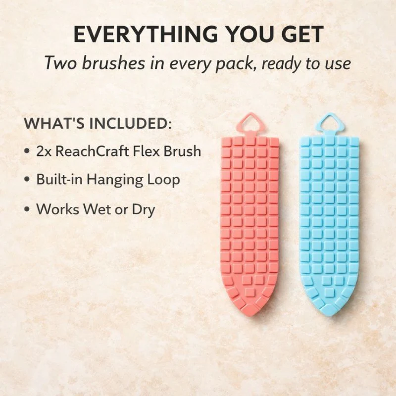 ReachCraft™ – Flexible Cleaning Brush for Tight Spots, Laundry & Home Surfaces + 50^ OFF - Image 5