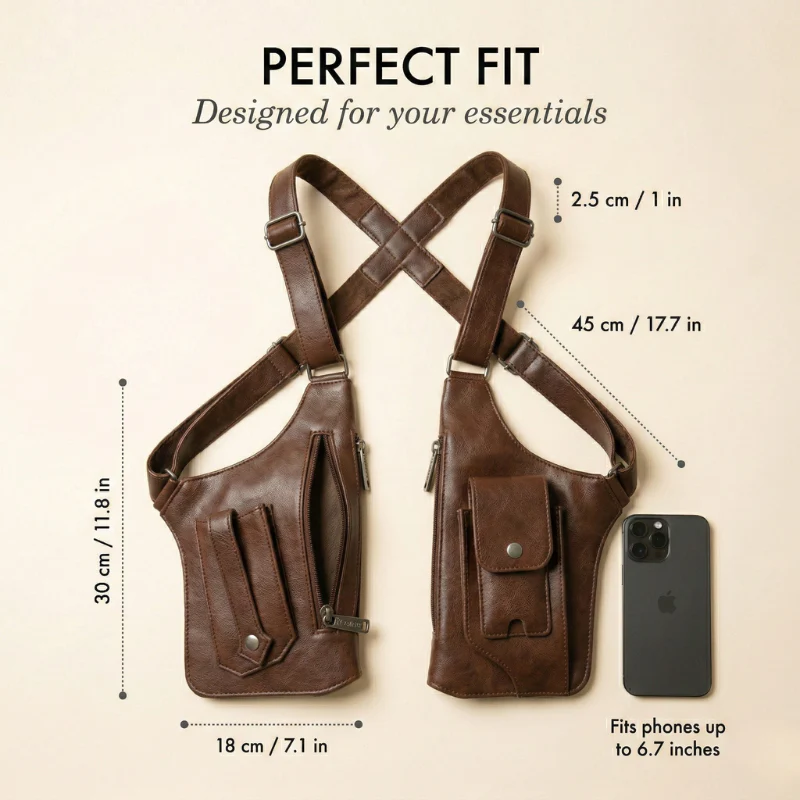 Rivett™ – Premium Leather Underarm Holster Bag + 50% OFF - Image 4
