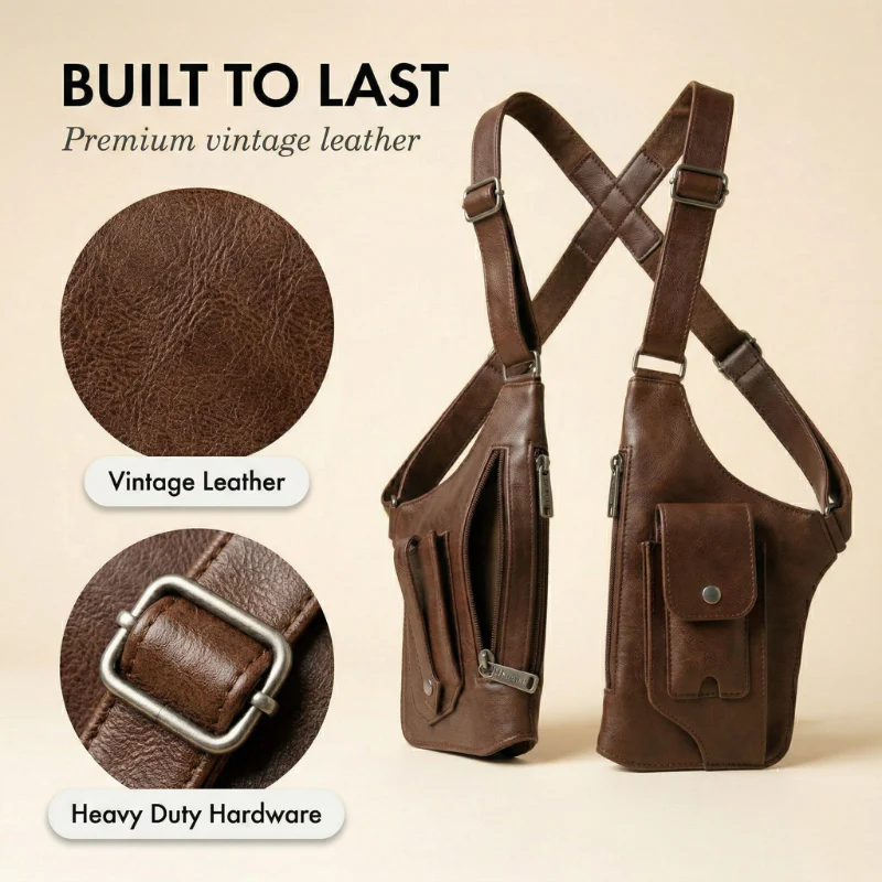 Rivett™ – Premium Leather Underarm Holster Bag + 50% OFF - Image 5