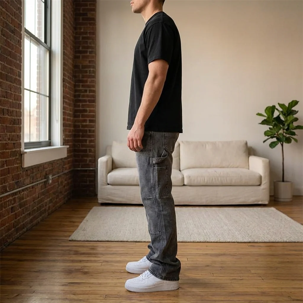 Rivett™ – Stacked Flared Carpenter Denim Men's Jeans + 50% OFF - Image 2