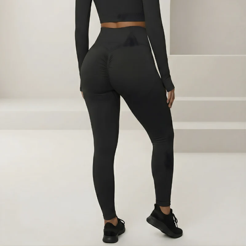 Sculvana™ – Seamless Scrunch High-Waisted Sculpting Leggings + 50% OFF - Image 3