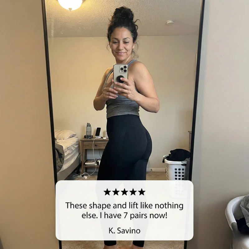 Sculvana™ – Seamless Scrunch High-Waisted Sculpting Leggings + 50% OFF - Image 5
