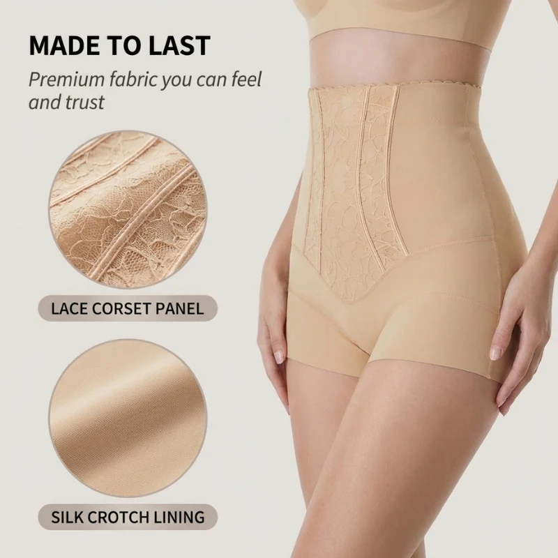 Sculvara™ – High Waist Tummy Control & Butt Lift Shapewear Shorts + 1+1 FREE - Image 5