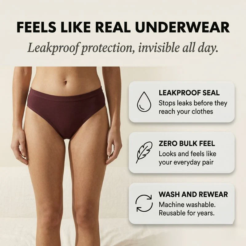 Sereneve™ – Leakproof Underwear for Women | Soft, Absorbent & Invisible Protection + 50% OFF - Image 4