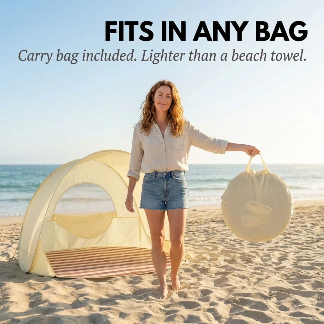 Shorecove™ – Pop-Up Beach Tent with UPF 50+ Sun Protection & 360° Airflow + 50% OFF - Image 2