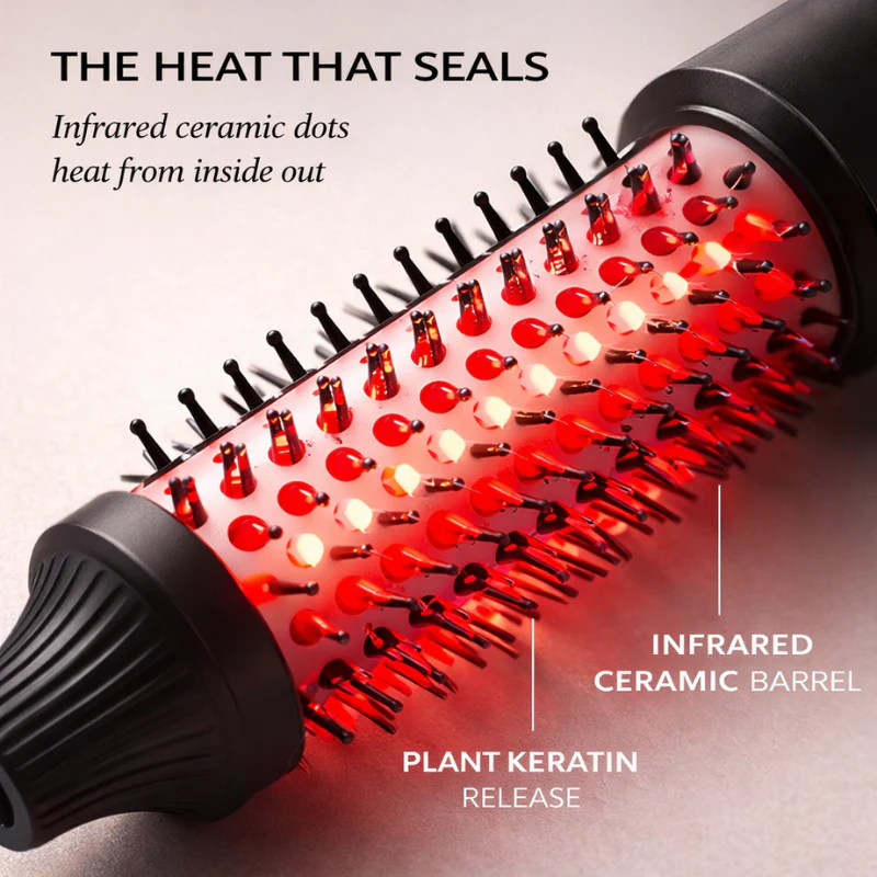 Silkara™ – 2-in-1 Infrared Heated Styling Brush | Straightens, Curls & Adds Volume + 50% OFF - Image 2