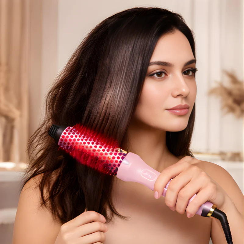 Silkara™ – 2-in-1 Infrared Heated Styling Brush | Straightens, Curls & Adds Volume + 50% OFF - Image 6